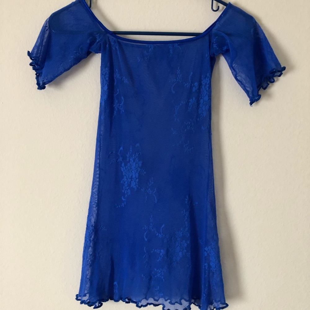 Blue Sheer Tunic